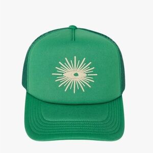 Spiritual Gangster SEEING EYE GREEN TRUCKER HAT